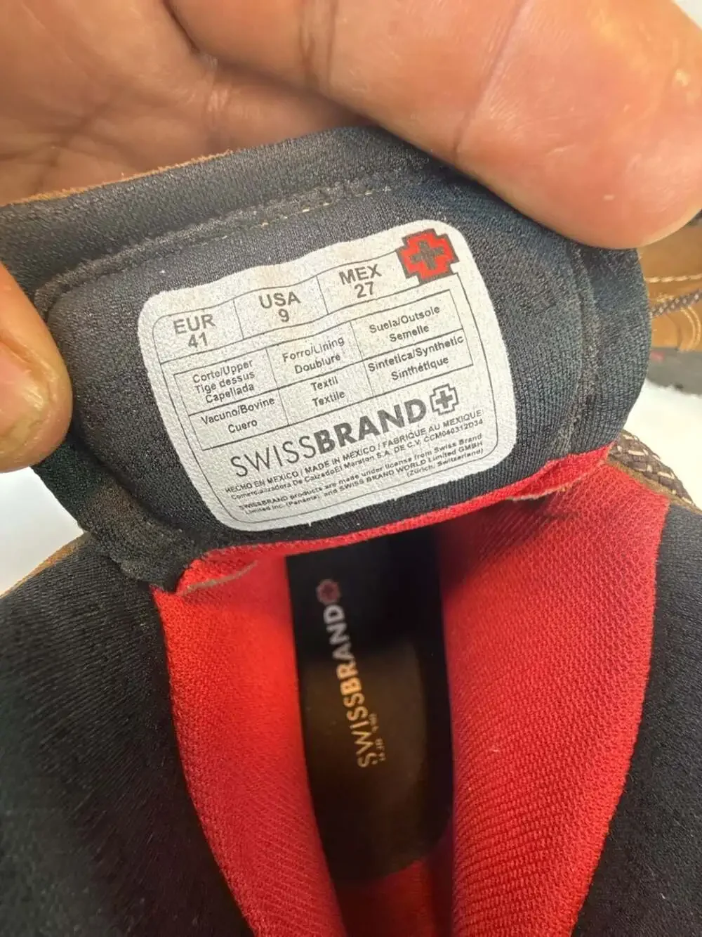 Swissbrand brown suede